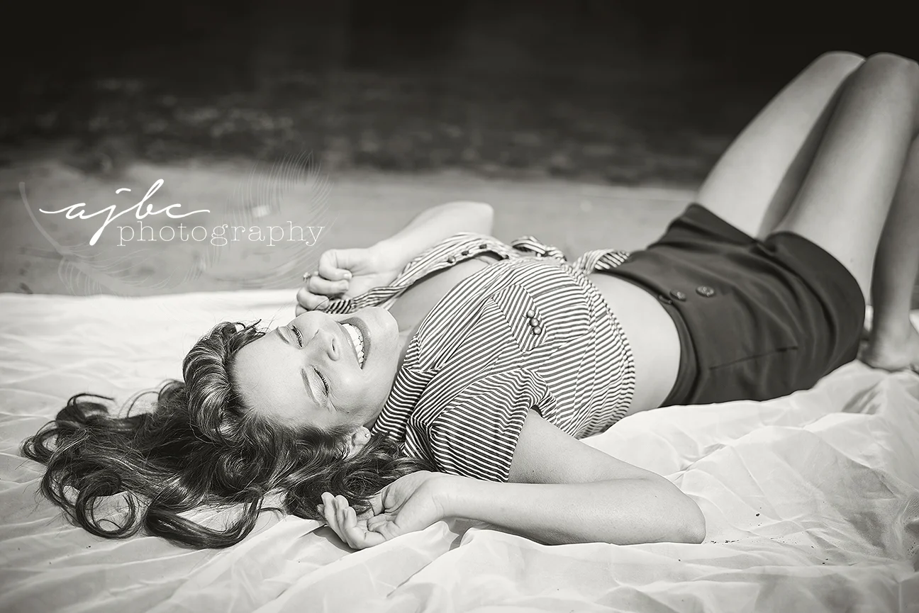 Vintage Pin-Up with Retro Truck BLOGajbc photography